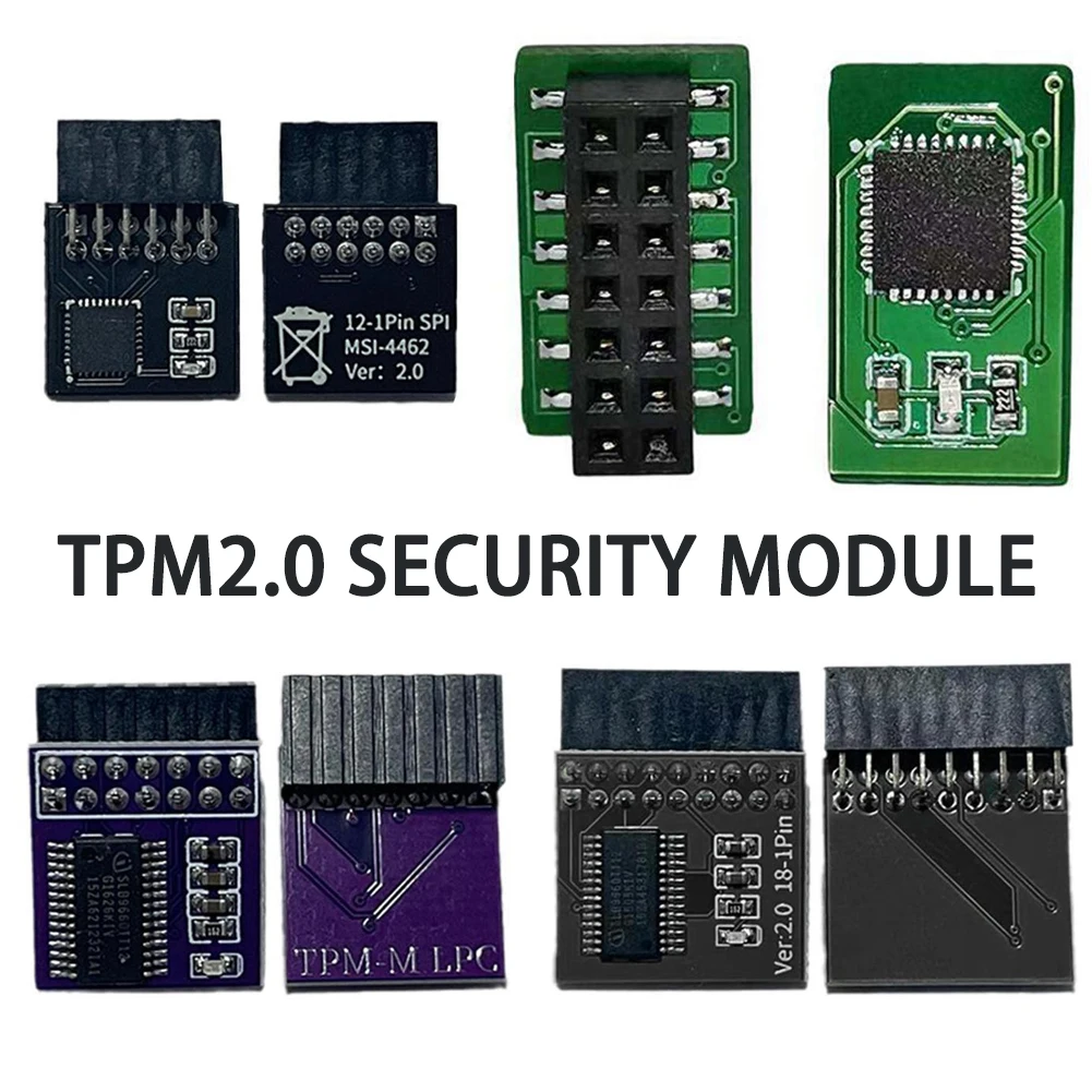 أحدث وحدة أمان التشفير TPM 2.0 بطاقة عن بعد تدعم الإصدار 2.0 وحدة TPM2.0 12 إلى 20pin اللوحات الأم متعددة العلامات التجارية #1