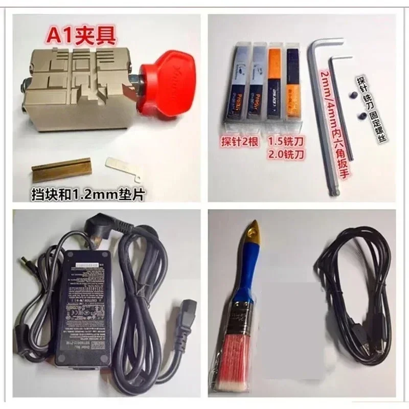 

Key cutting machine XA-006 12V 80W Portable Automatic Key machine USB2.0 inteace Bluetooth connection phone app