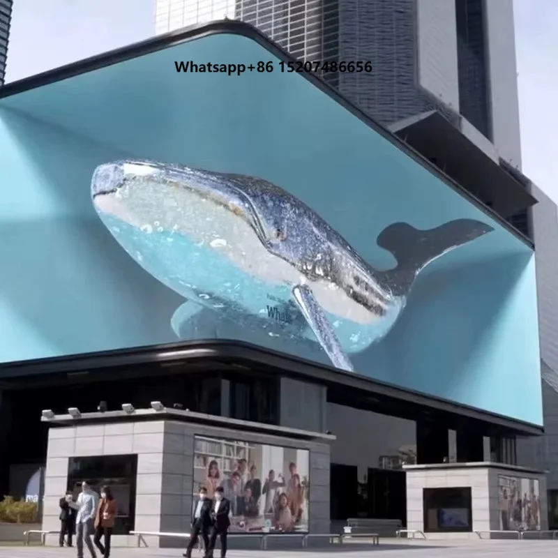 Customized P10 LED Outdoor Commercial Display High-End Energy Saving Billboard Screen with SMD Chips for Advertising