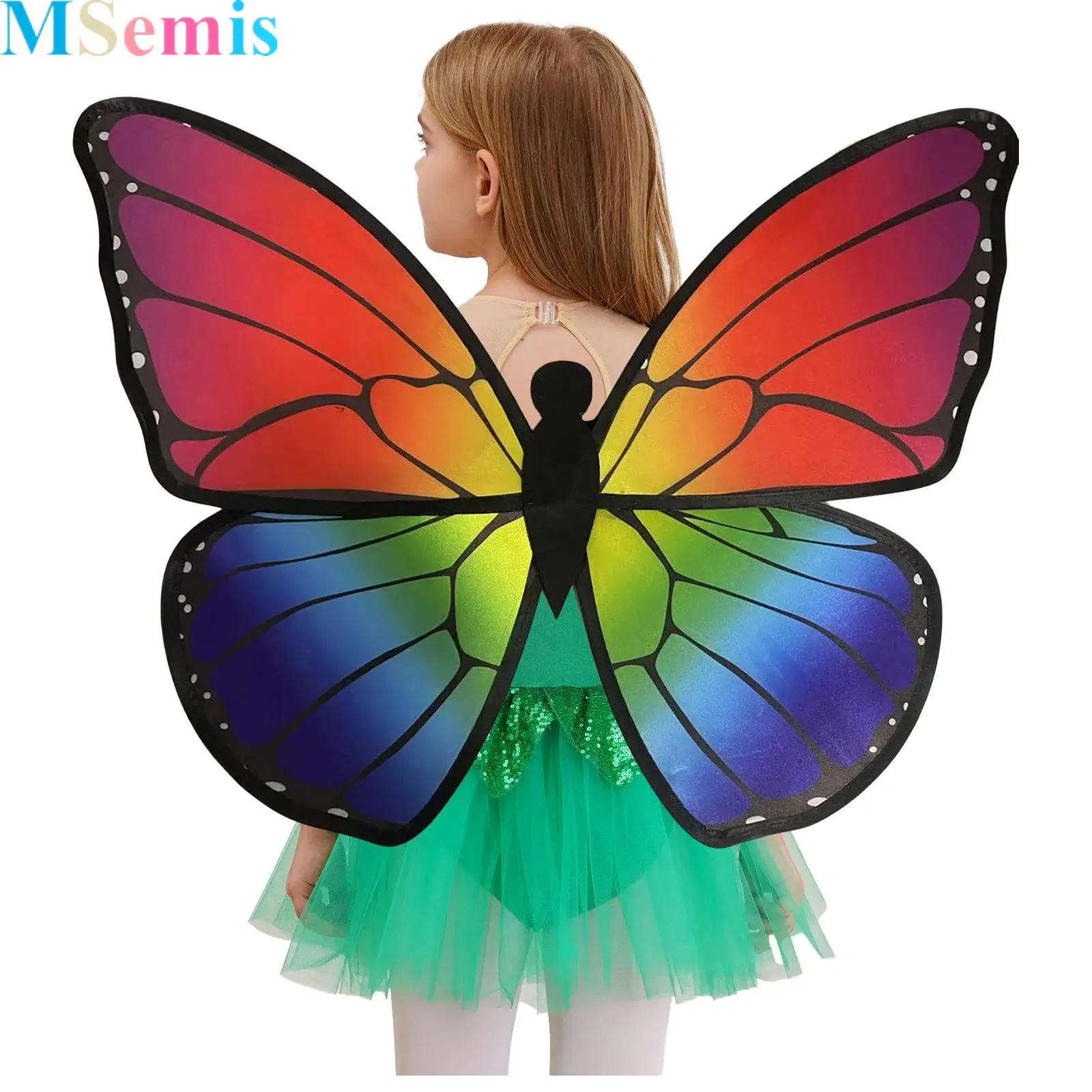 

Fairy Wings Butterfly Wings Fairy Costume for Dress Up Fantasy Renaissance Cosplay Costumes Accessories