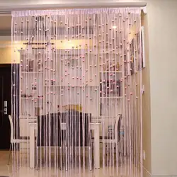 Drape for Door Beaded Drapes Door Drape Privacy Door Drape Window Panel Room Decor Room Divider Rose Door Frame Tassel