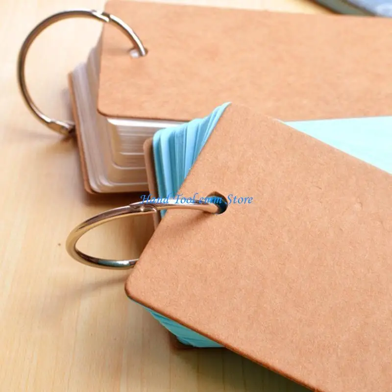 H37F 50 Sheets Pocket Note Memo Paper Pad Assorted Colors Small Blank Index Cards Set