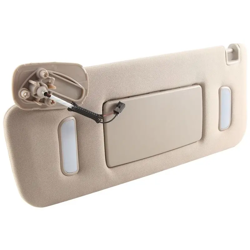 

A21E-Автомобильный солнцезащитный козырек для Cadillac Chevy Gmc 2007-2014, кремово-белый солнцезащитный козырек