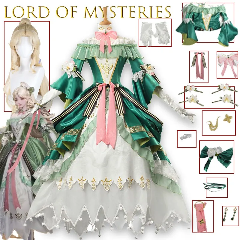 سيد الألغاز أودري قاعة تأثيري حلي شي شي أنيمي لعبة شخصية الزي الإناث مجموعة الملابس الداخلية هالوين Kawaii لعبة كوس