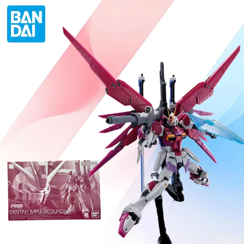 

Низкая цена, в наличии: Оригинальная фигурка BANDAI RG 1/144 DESTINY IMPULSE GUNDAM в коробке, модель-игрушка, подарок для детей, упаковка в пенопластовой коробке.
