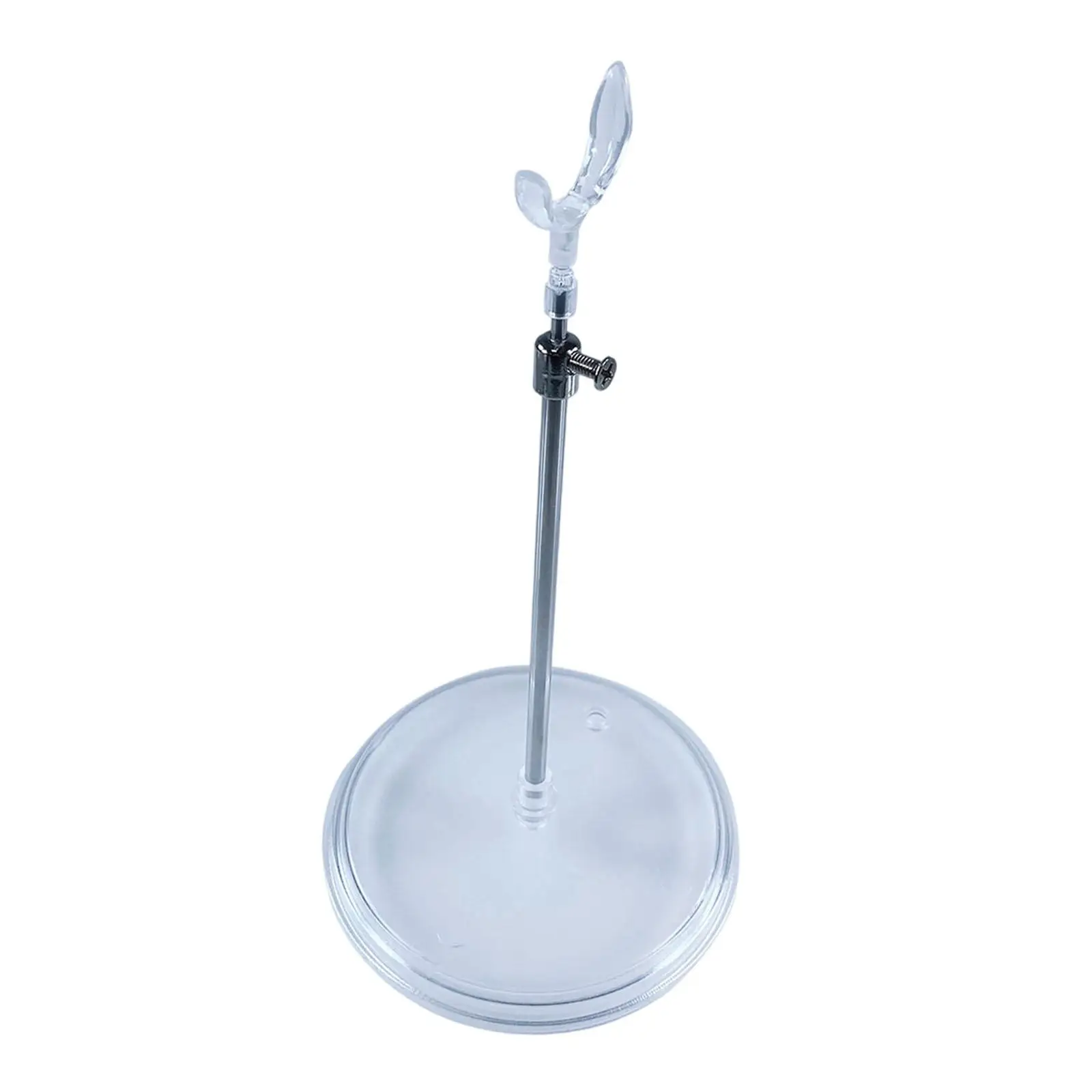 1/12 1/6 Doll Stand Action Figure Stand with Stable Base Accessories Portable Durability Sturdy Adjustable Height Support