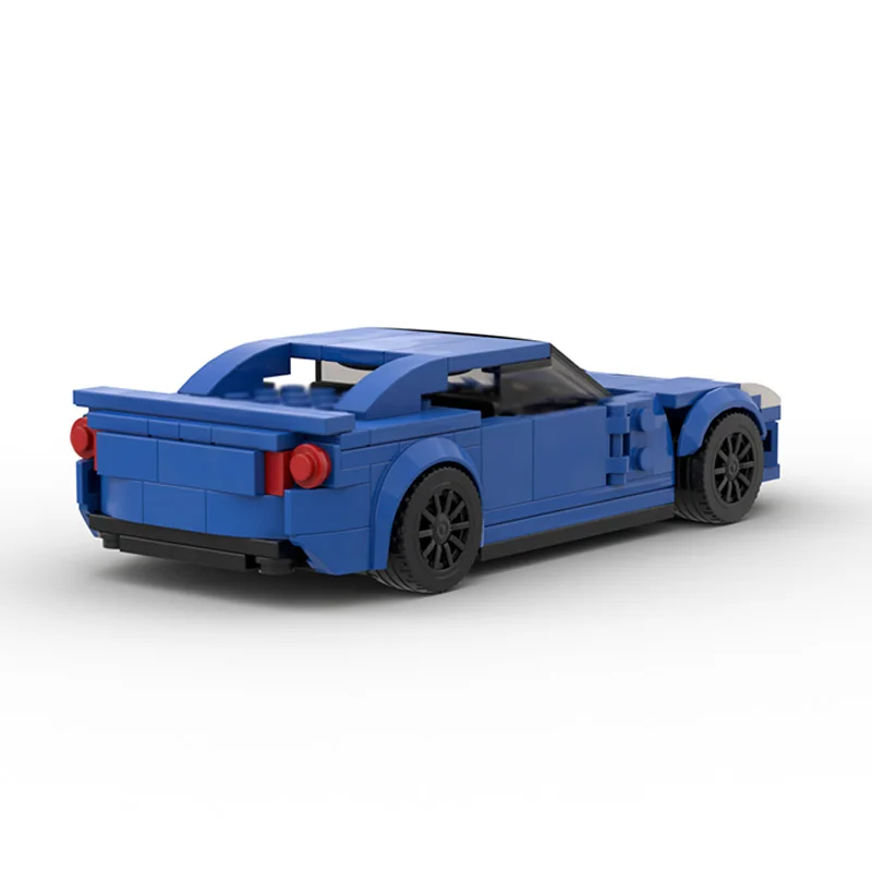 Snelheidsracewagen Model MOC Gebouw BRZ Sportwagen met twee deuren Modulaire technologie Kinderen Vakantiegeschenken Monteer speelgoedpak
