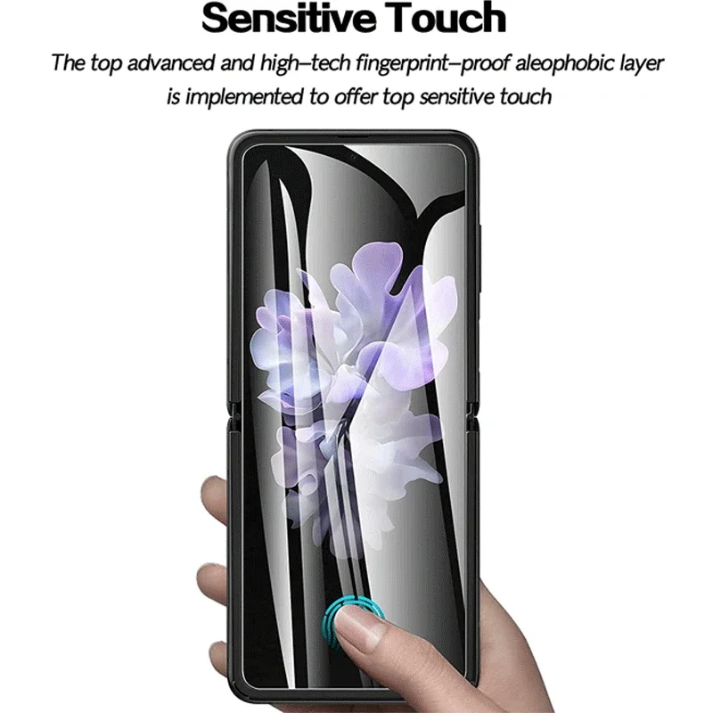 For Samsung Galaxy Z Flip 4 Screen Protector Full Coverage Soft Hydrogel Film HD Clear TPU Film for Samsung Galaxy Z Flip 4 5G - Image 4