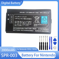 SPR-003 Li-ion Battery 2000mAh Rechargeable Battery For Nintendo 3DSLL 3DSXL 3DS ll Game Console SPR003 Batteries With Tools