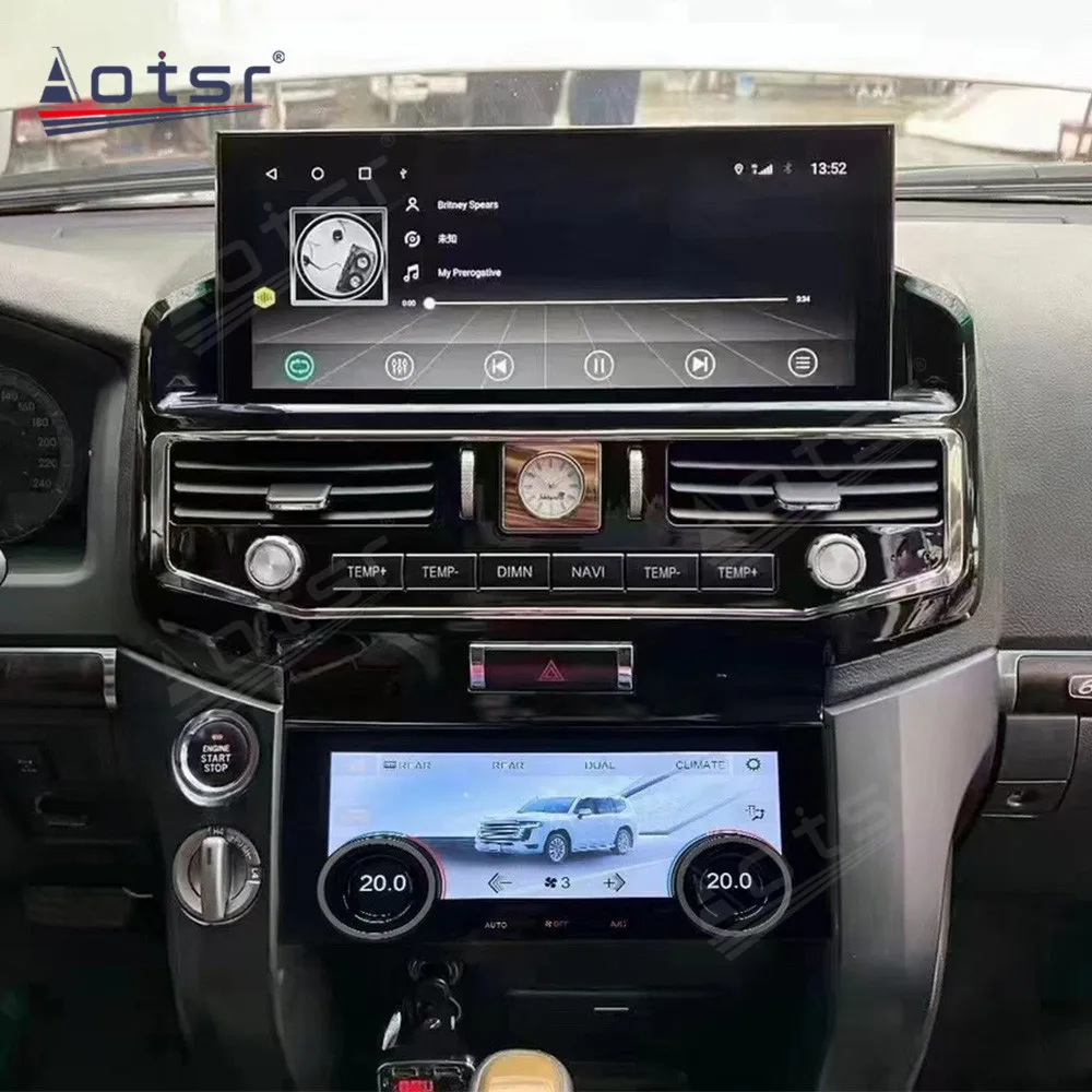 Air Conditioning Board For Toyota Land Cruiser 2008-2015 Climate Control Air Conditioner LCD Screen AC Panel Auto Parts Screen
