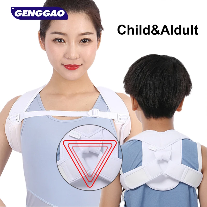 1Pcs Clavicle Brace & Posture Corrector for Women Men Kids Children -Broken Collarbone Sling for Upper Back Straightening