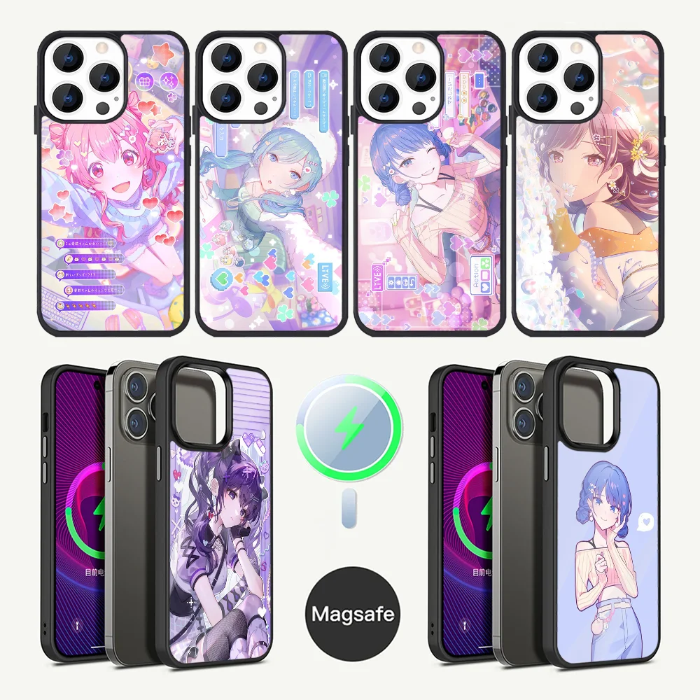 

Needy Girl Streamer O-Overload kangel Phone Case For iPhone 16,15,14,13,12,Plus,Pro,Max Mini Magsafe Magnetic Wireless Charging