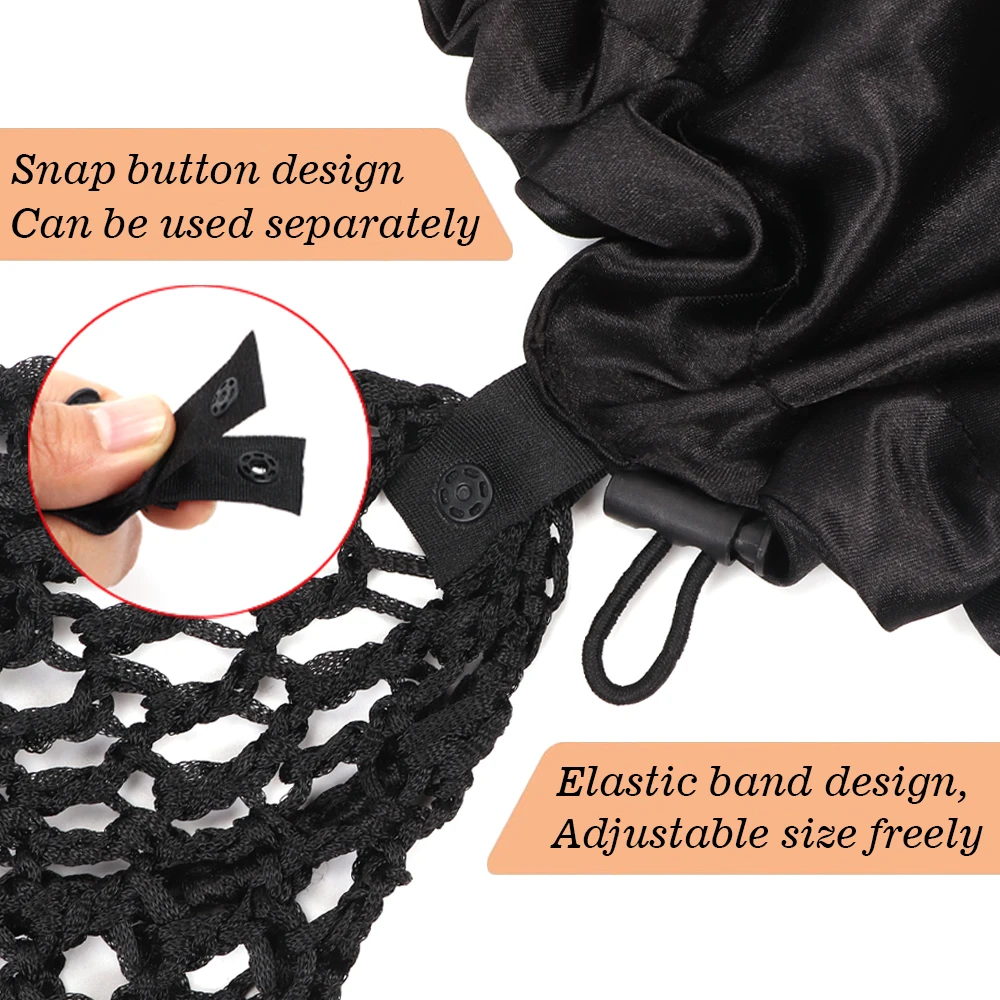 Gorro de satén desmontable 2 e - Satin Hair Bonnet reseña y precio