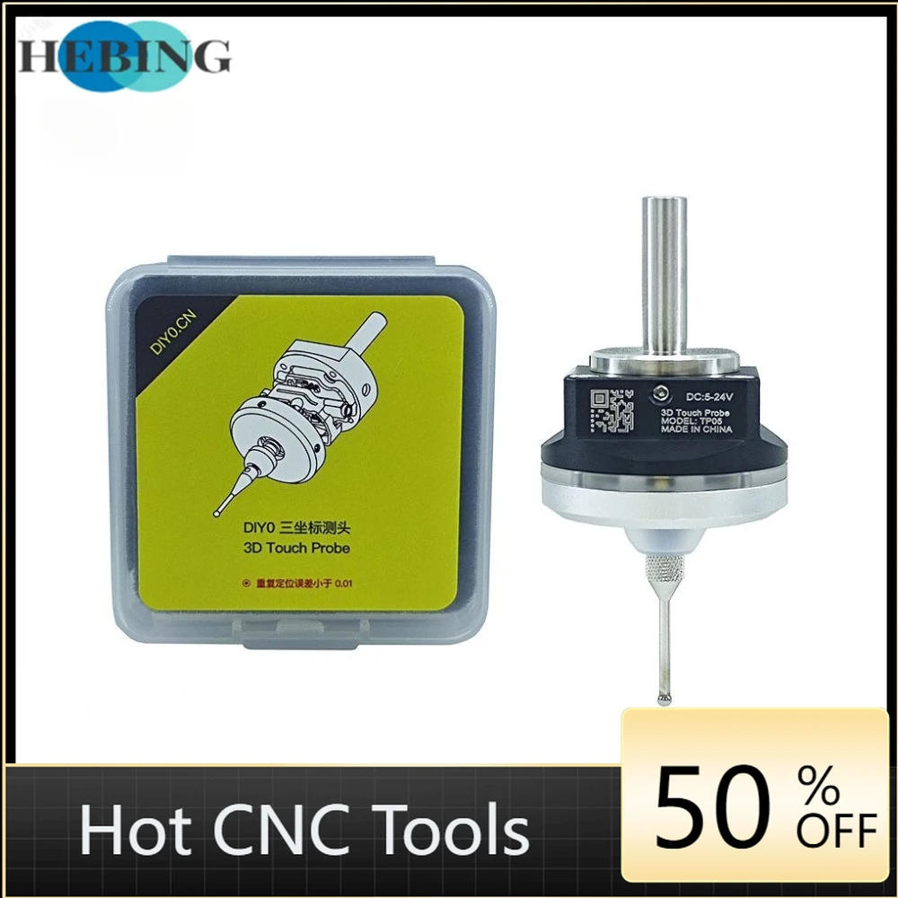 Anti-roll 3d Touch Probe Edge Finder Compatível com Mach Cnc v6 mm no mm Compatível com Mach 3