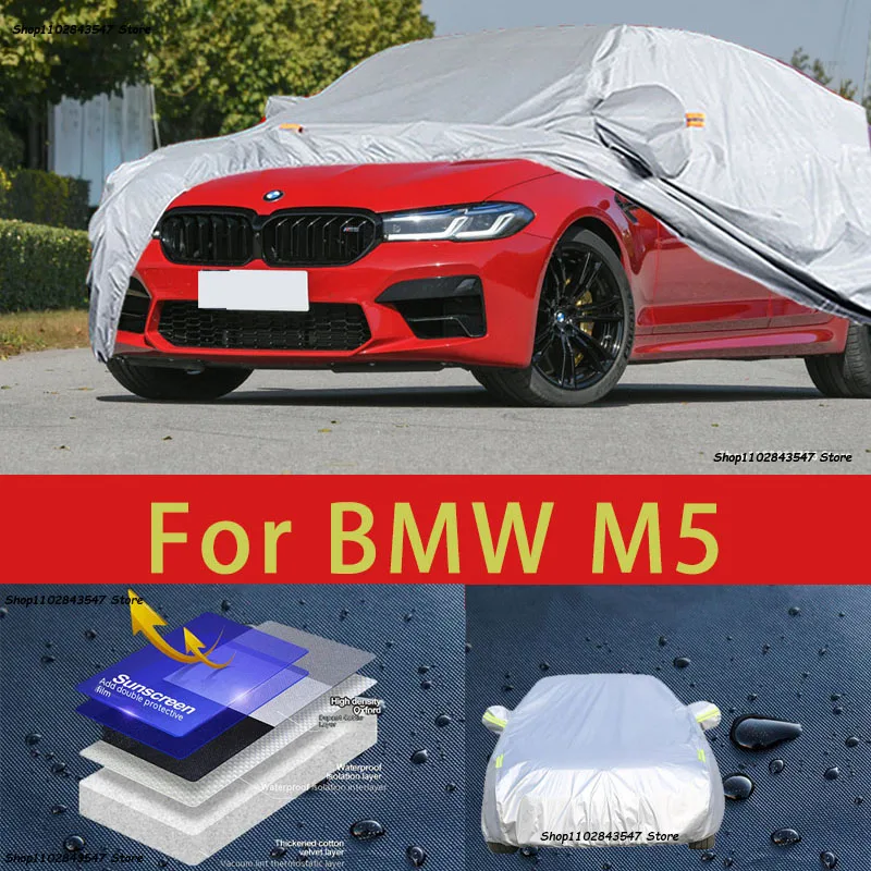 

For BMW M5 Car protective cover Auto paint protection Sunscreen heat-insulating waterproof car clothing Car film