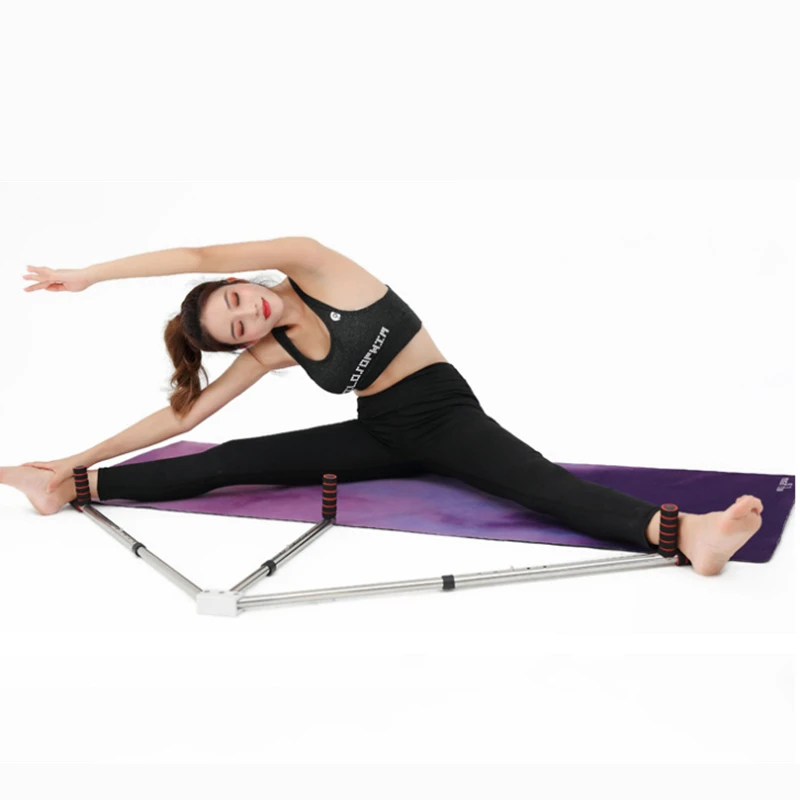 3-Bar-Beinstrecker, verstellbare geteilte Dehnmaschine, Edelstahl, für Zuhause, Yoga, Tanz, Übung, Flexibilität, Trainingsgeräte – Detail 12