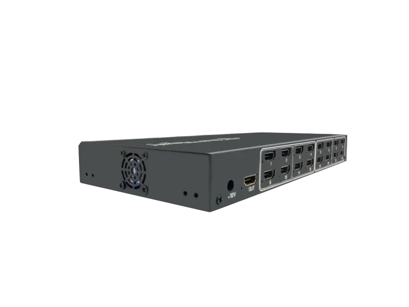 Bitvisus 16 X 1 Divisor 4K 8k Multi Visor HD Video Splitter