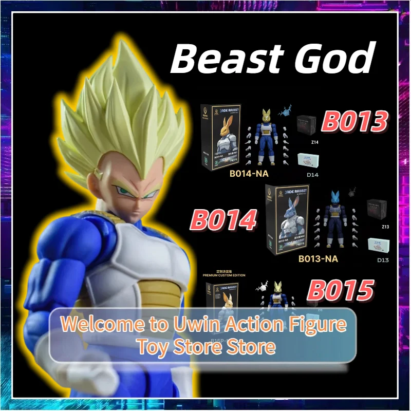 

[Fast Shipping] Beast God 1:12 Aerospace Moon Rabbit Vegeta B013NA B014NA B015NA Movable Doll Model Toy Collection Gifts