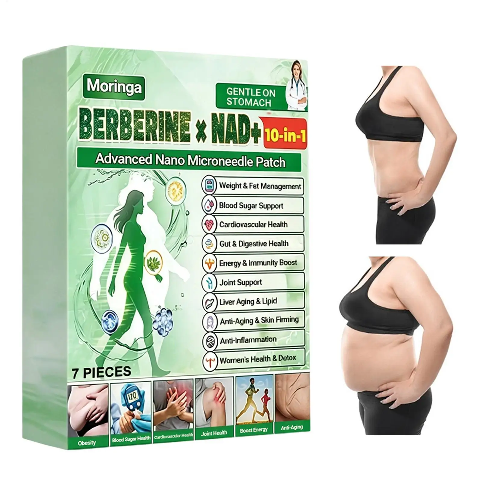 Body Skin Care Patch Breathable Daily Body Shaping All-Day Solution Skin Patches For Body Beauty Care Patch For Women Ladies