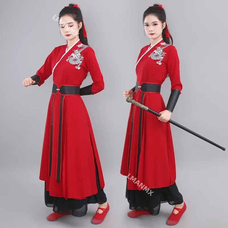 Costume da spettacolo di danza classica, esame d'arte di danza dei fan femminile, canzone di battaglia Bicang, costume da spettacolo per orologi femminili