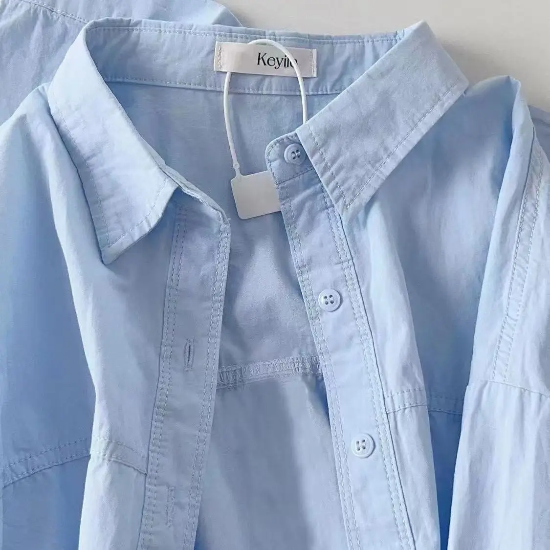 178 blue high quality pure cotton
