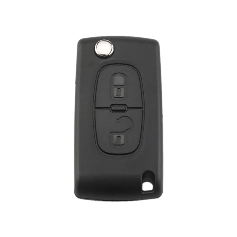 Hindley Flip Remote Car Key Shell Case for Citroen C2 C3 C4 C5 C6 Xsara Beringo Peugeot 207 307 308 407 607 Hu83 Va2