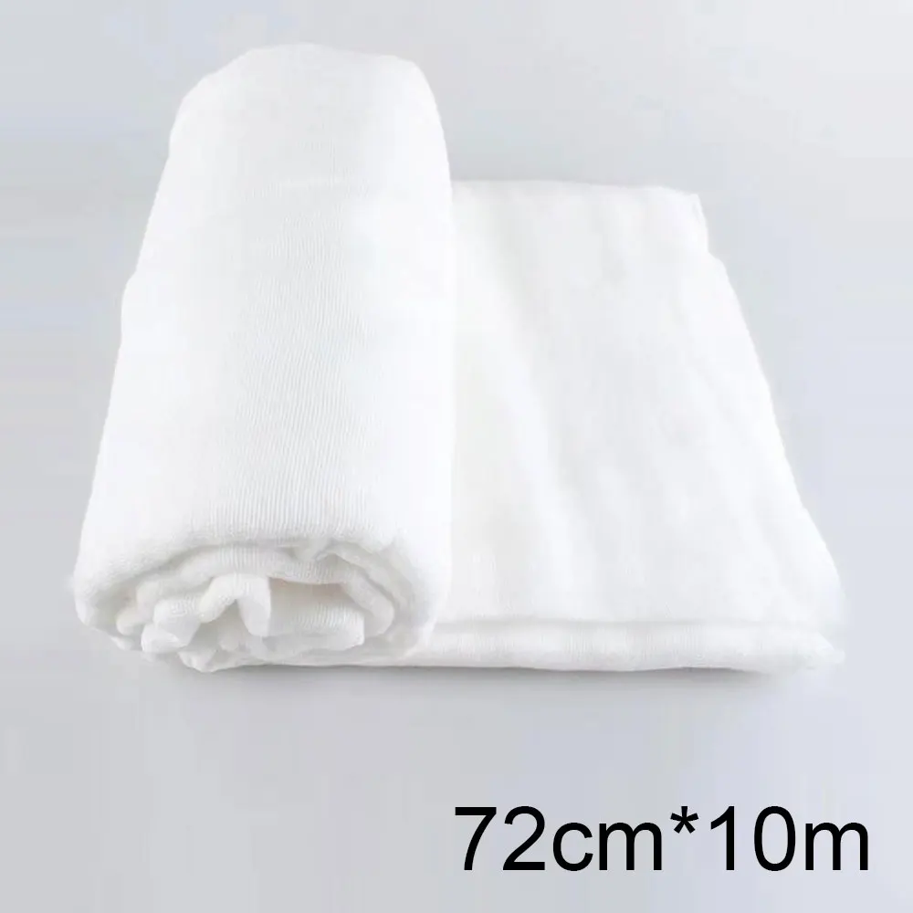 

72cm x 10M Medical Gauze Degreased Cotton Large Size Gauze Bandage Disposable Medicinal Non-sterile Wound dressing Gauzes