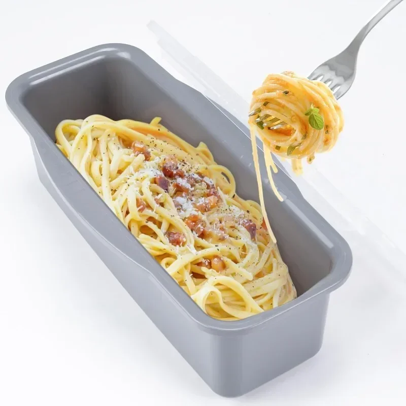 Microwave Noodle Box Pasta Pot with Strainer Eco-Friendly Plastic Noodle Vegetable Steamer Dishwasher Kitchen Accessories