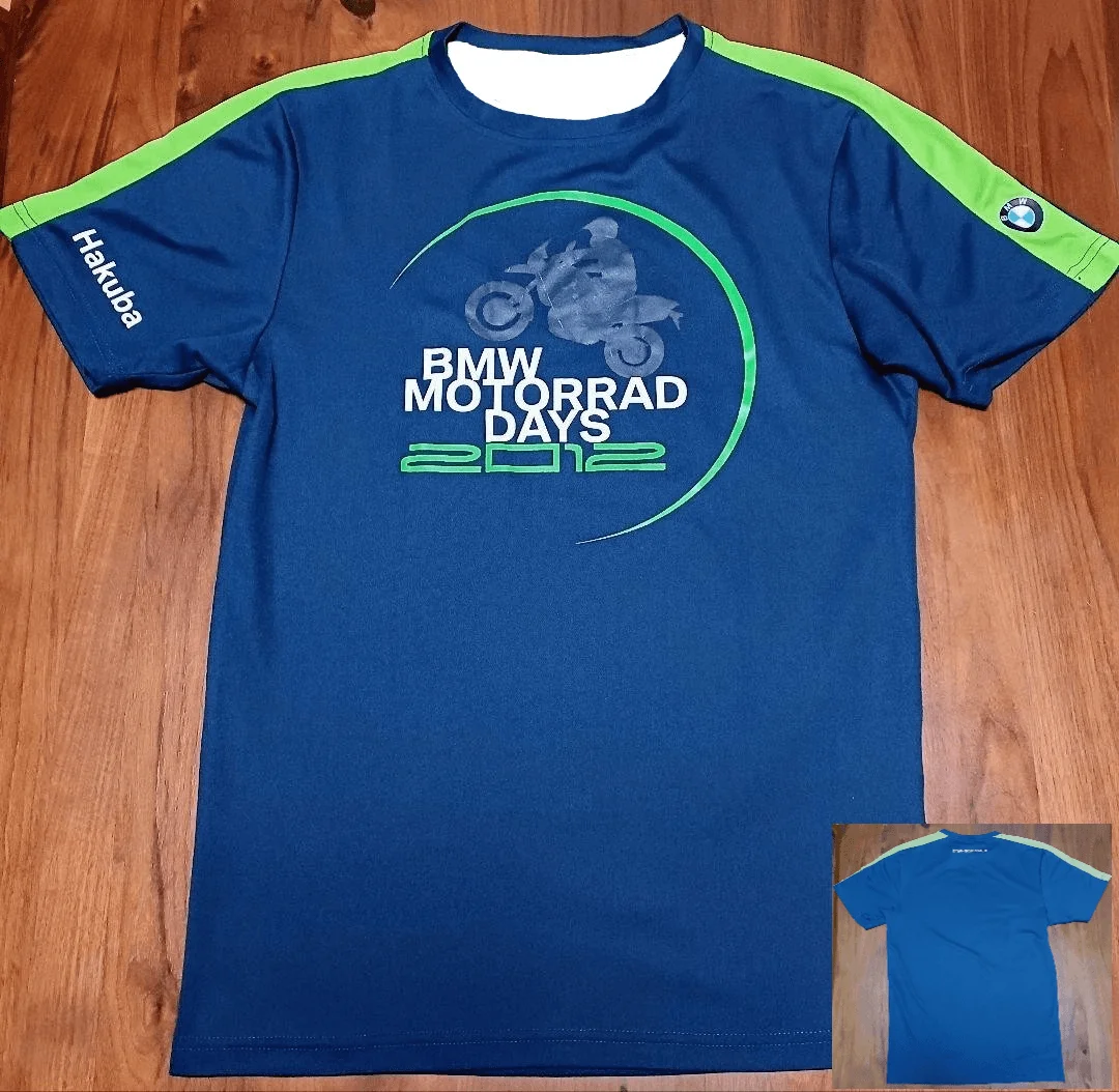 

Мужская летняя футболка BMW Motorcycle DAYS 2012, автоспортная мужская подарочная футболка с круглым вырезом, быстросохнущая японская байкерская футболка Hakuba