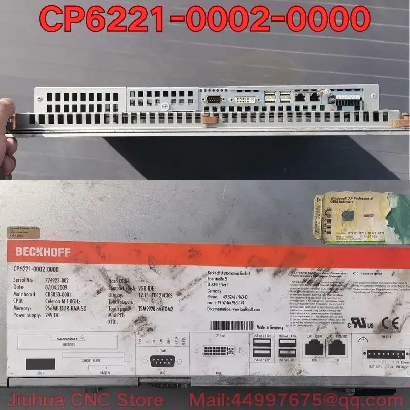 Second-hand CP6221-0002-0000 Touch screen industrial control all-in-one function test requires Latest prices for August 2026