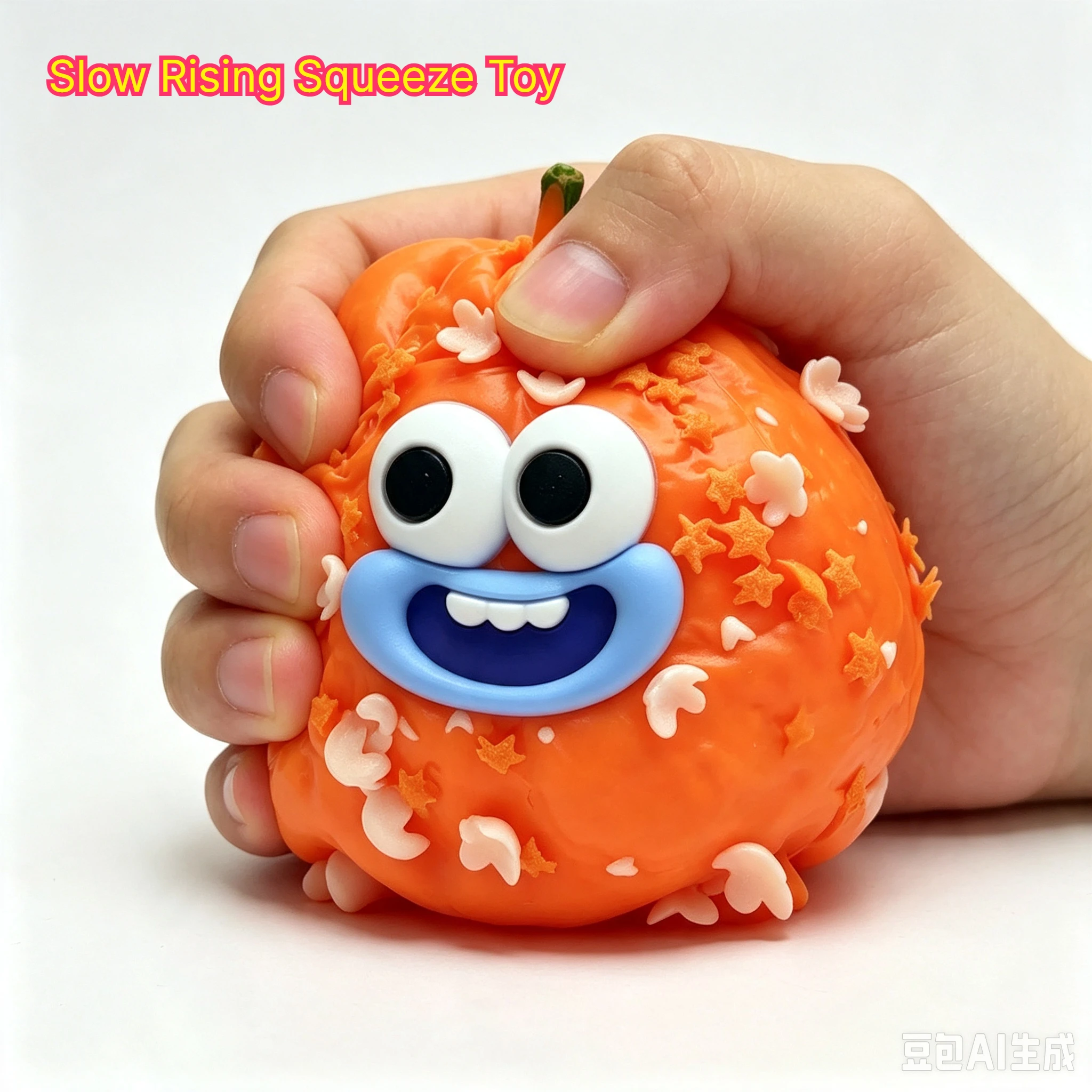 Simulation Fruit Slow Rising Soft Squeeze Fidget Toy Strawberry Potato Pineapple Orange Sensory Stress Relief Decompression Toy