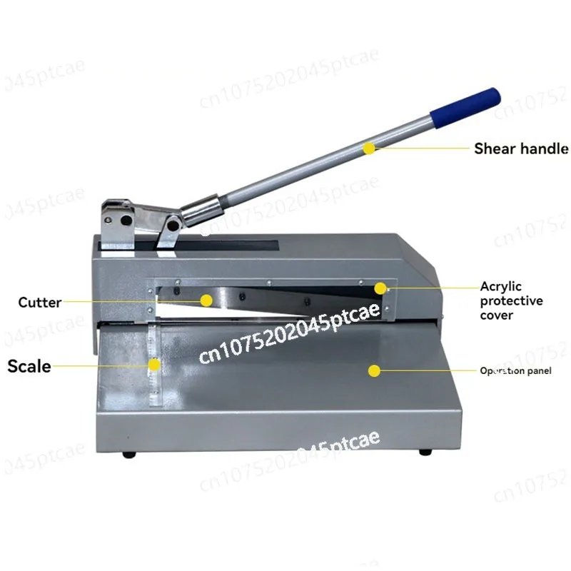 

Cutting Knife Strong Shearing Aluminum Sheet Cutter Heavy Duty PCB Board Polymer Plate Metal Steel Sheet Cutting Machine Shear