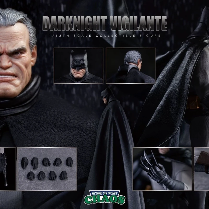 

CHAOS Night Vigilante Black Bat DC 1/12 Commoner подвижная кукла модель фигурка