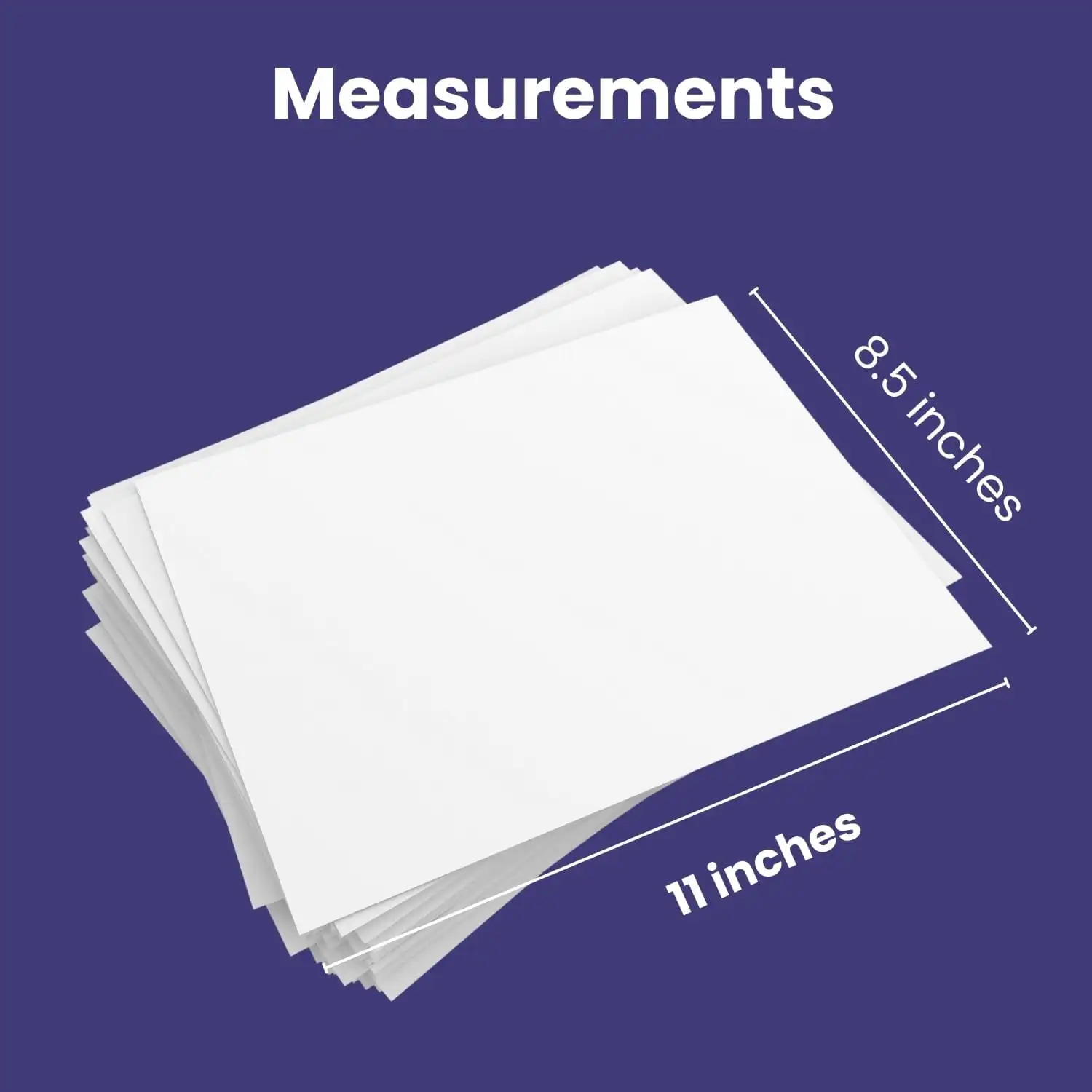 Multipurpose Copy Printer Paper, Executivo, Fibra De Cana, Tamanho 8,5 "x 11", 20lb