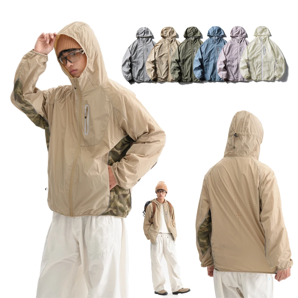 unisex-reflective-hooded-sun-protection-windbreaker-lightweight-breathable-zip-jacket-for-hiking-cycling-outdoor