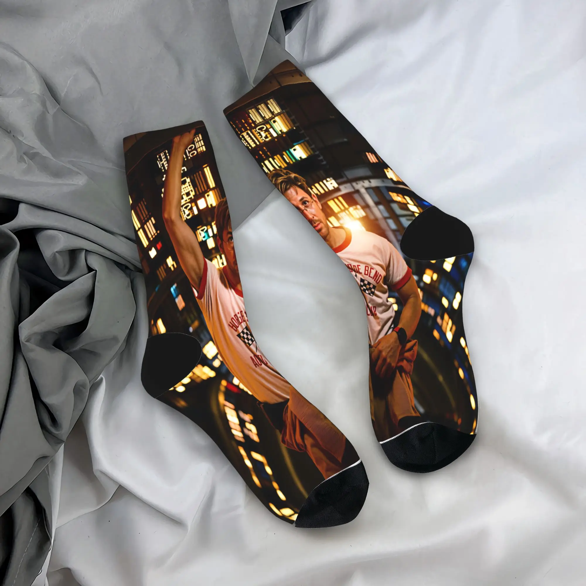 Men Socks Project Hail Mary  Stockings Spring Novelty Soft Socks Printed Cycling Non Slip Socks