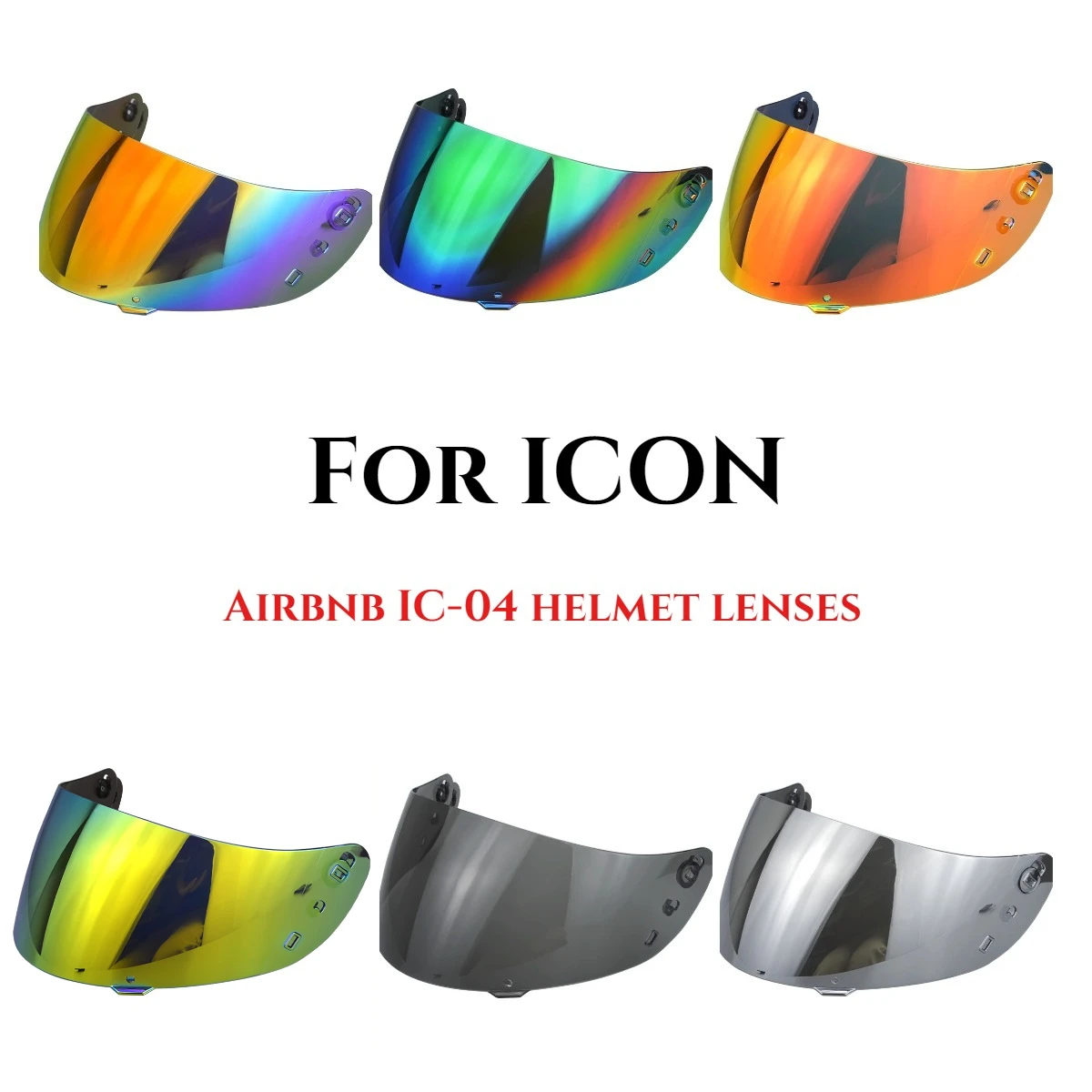

Optics Shield ICON IC-04 Airframe Pro Airmada Airform Motorbike Helmet Full Face Helmet Visor Lens Motorcycle Accessories Cascos
