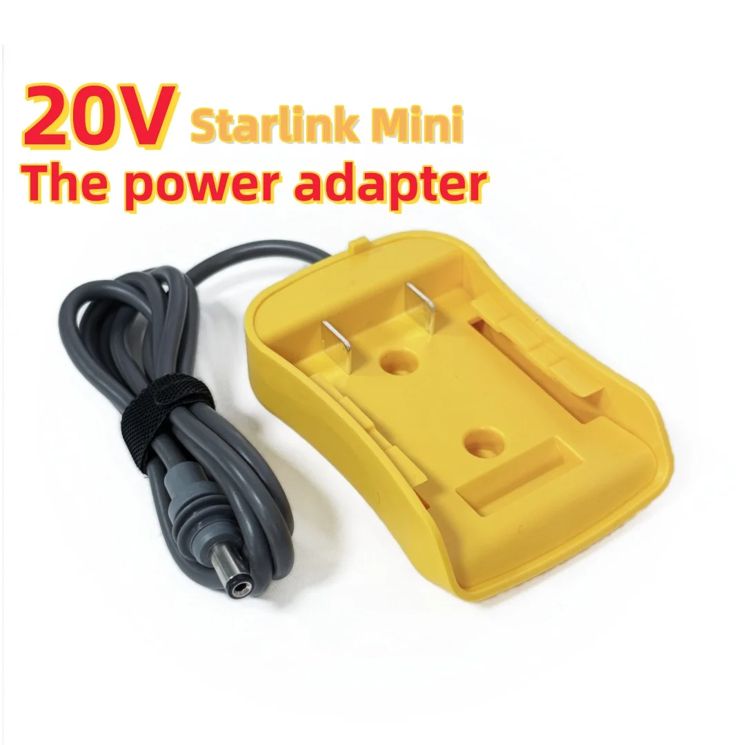 

Подходит для Starlink Mini, используемый для адаптера аккумулятора Dewalt 18 В-20 В Адаптер зарядного устройства Starlink Mini Dewalt для постоянного тока Plug And Play.