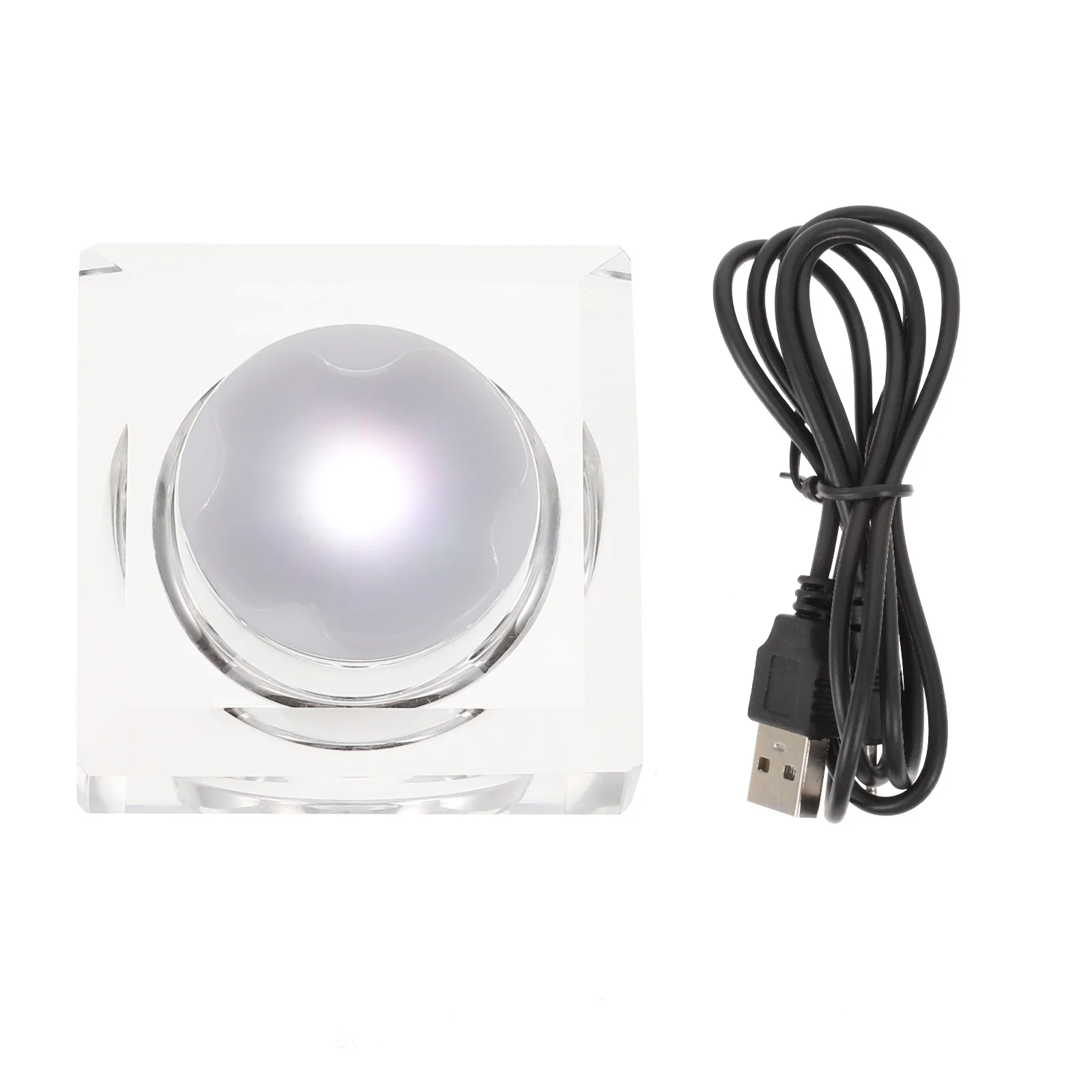 

Crystal LED Light Powered Desk Night Table Lamp Night Light Desk Lamp Jewelry Holder