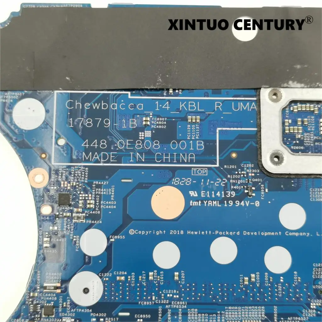 Imagem -05 - para hp Pavilion X360 14-cd 14m-cd Tpn-w131 Sr3w0 I38130u 178791b com Cpu Laptop Motherboard 100 Testado L18175601 L18175501