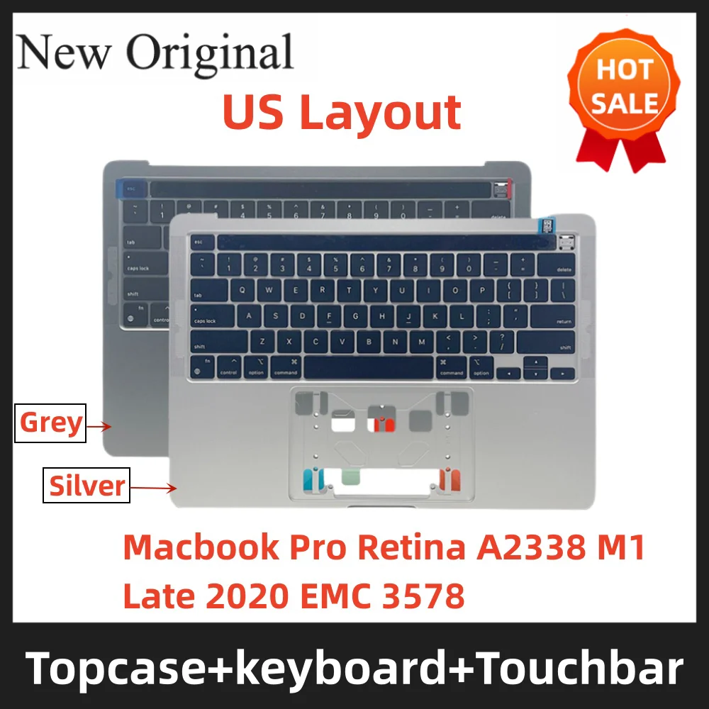 Superior com Teclado para Macbook Retina 13 A2338 m1 Late 2023 Emc 3578 Myda2 Case Superior com Teclado Topcase A2338 Case