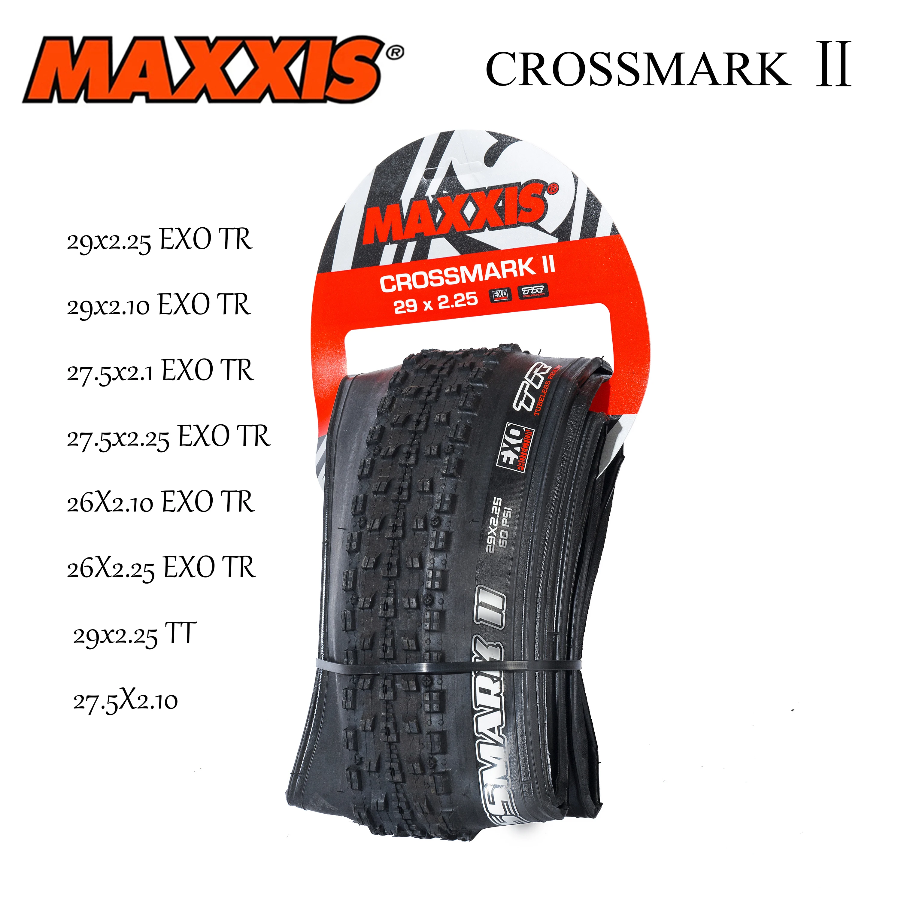 

MAXXIS 29 OPONA ROWEROWA CROSSMARK II (M344P) BEZPŁATNA OPONA 29x2,25 29er 27,5er 26er EXO TR MTB