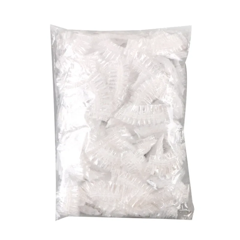 أكواب أذن للاستعمال مرة واحدة، مادة الضغط المنخفض، حماية الأذن المقاومة للماء، أكواب أذن صبغ الشعر 100 قطعة