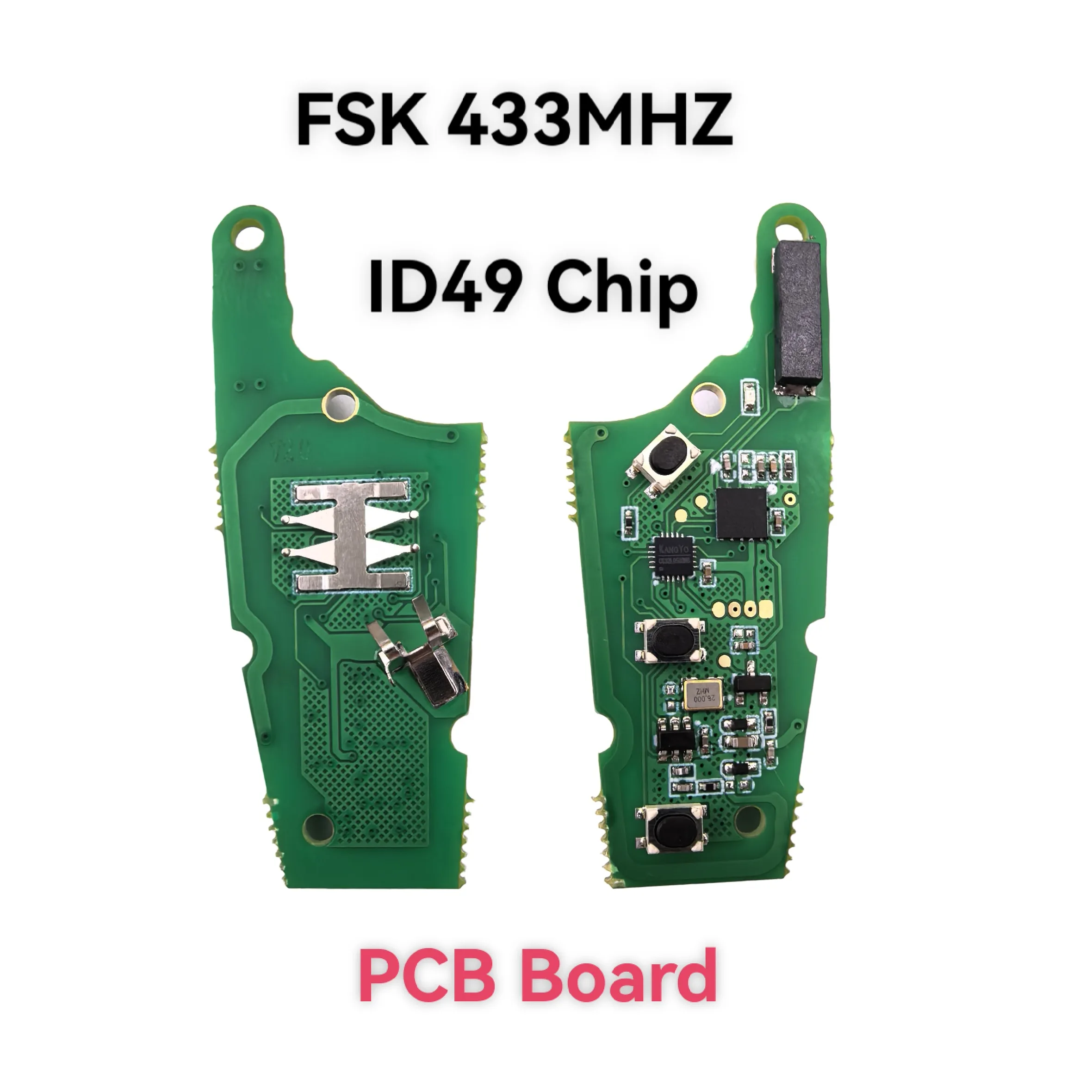 Jingxin 434MHz ID49 Chip FCC:GK2T-15K601-AB/AC TXK018083-1 3Button car Key For Ford Transit Custom Tourneo 2015+ Flip Remote Key