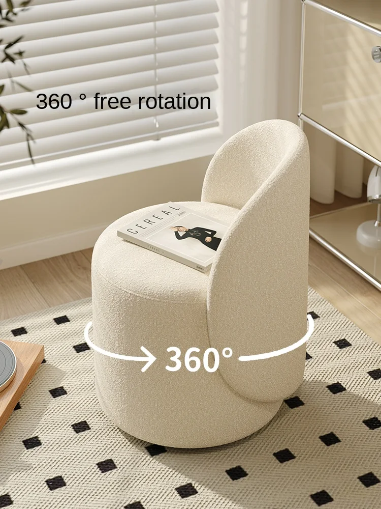 

Xl Sofa Chair Home Designer Chair Bedroom Backrest Rotating Dressing Stool