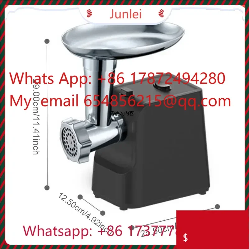 Electric Meat Grinder,HeavyMeat Mincer, Sausage Stuffer Maker, Food Grinder with Sausage , Grinder Plates,