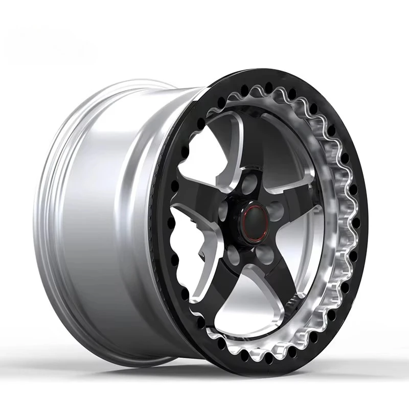 &c Forged Beadlock Drag Wheels for 15x8 15x9 15x10 17x10 17x11 5x4.5 5x4.75 5x120 5x115 for Corvette C6 Camaro Mustang