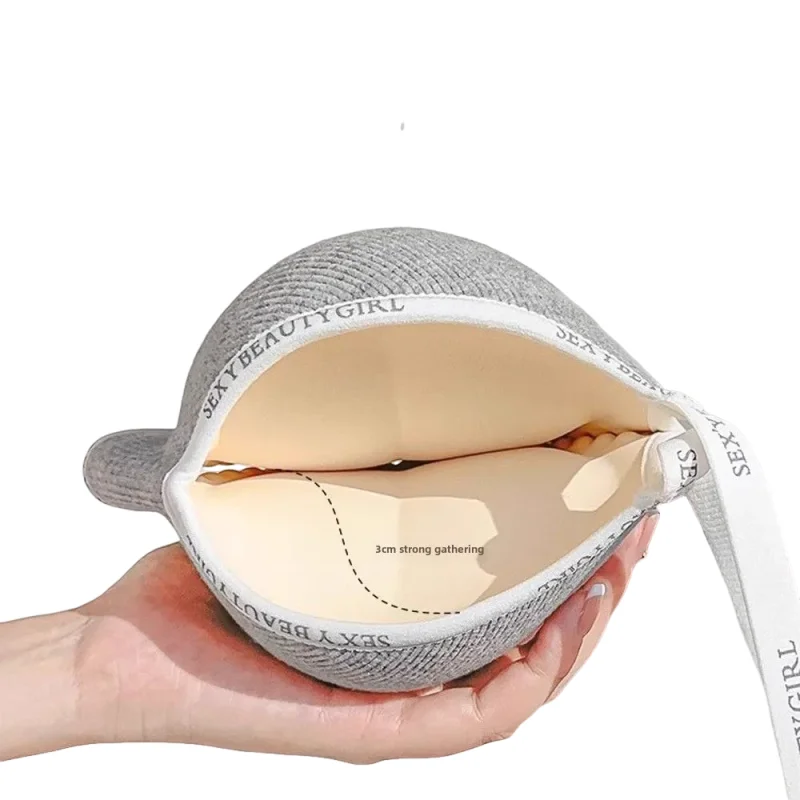Wireless Push Up Bra for Small Breasts AA Cup - Comfortable Thickened Padded Lingerie  Non-Wire Underwear for Women KUCLUT