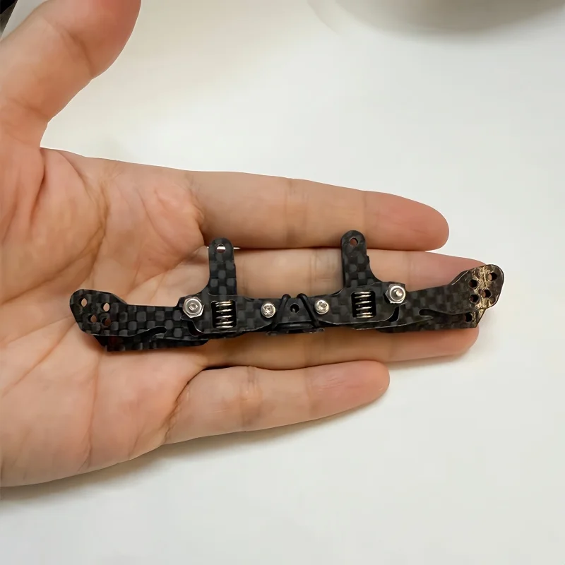 Homemade Tamiya Mini 4WD Car Accessories, 3mm Carbon Fiber Independent Buffer Spring Front Nose and Rear Tail 94697/95257