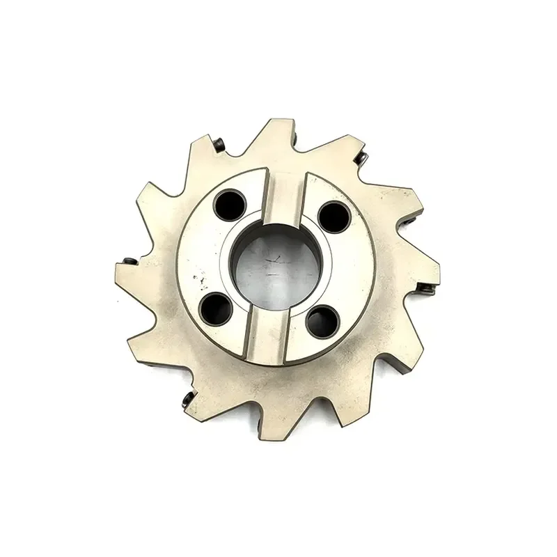 Customized T Type Milling Cutter Disc Slot Cutter with Threaded Shank & Inserts OEM Support